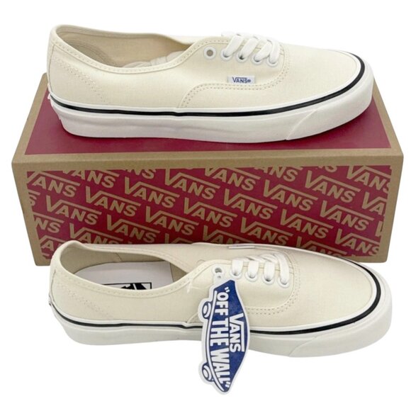 Vans Anaheim Factory Authentic 44 DX White VN0A38ENMR4 Shoes Women's 6.5 Men's 5 - Picture 1 of 9